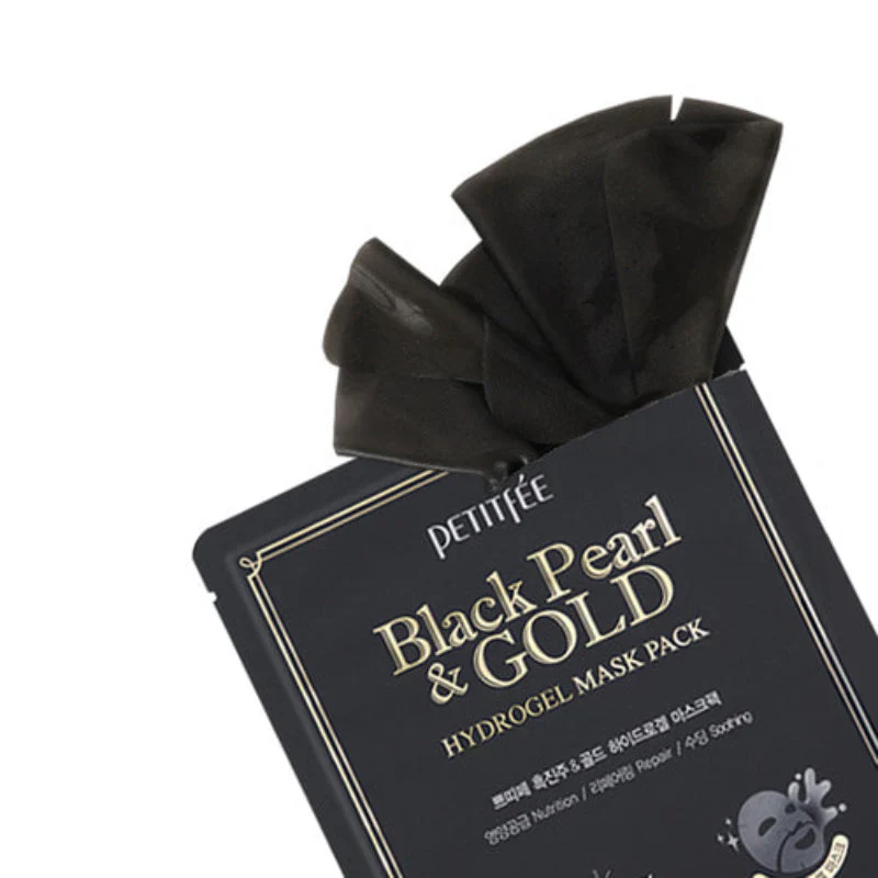 Black Pearl & Gold Hydrogel Mask - Image 3
