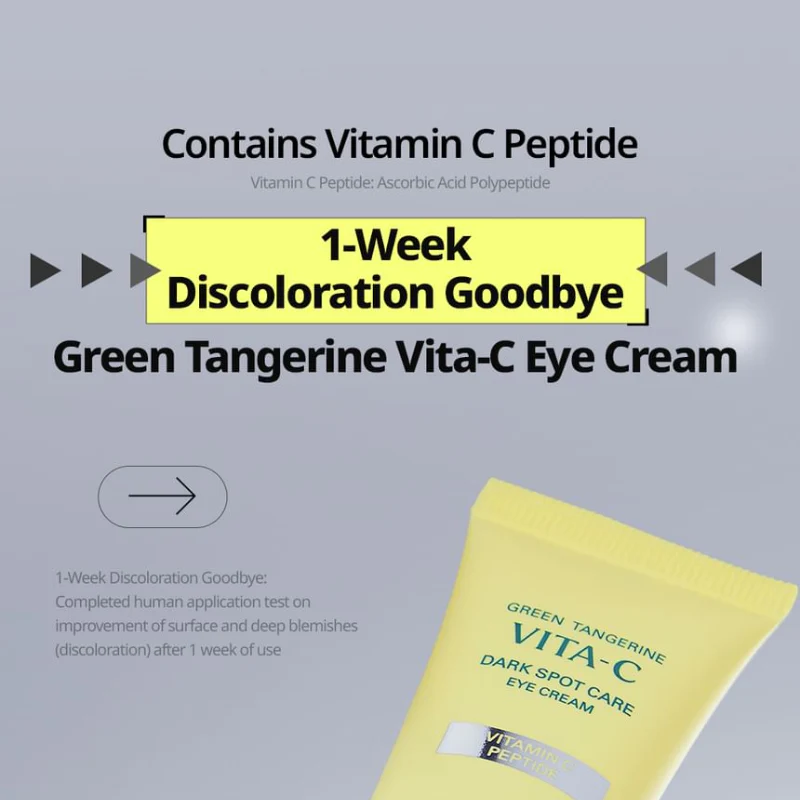 Green Tangerine Vita C Dark Spot Care Eye Cream - Image 3