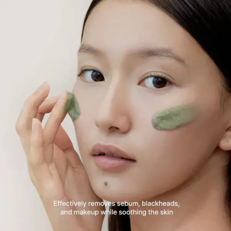 Green Tea + LHA Deep Pore Rice Cake Cleanser - Image 4