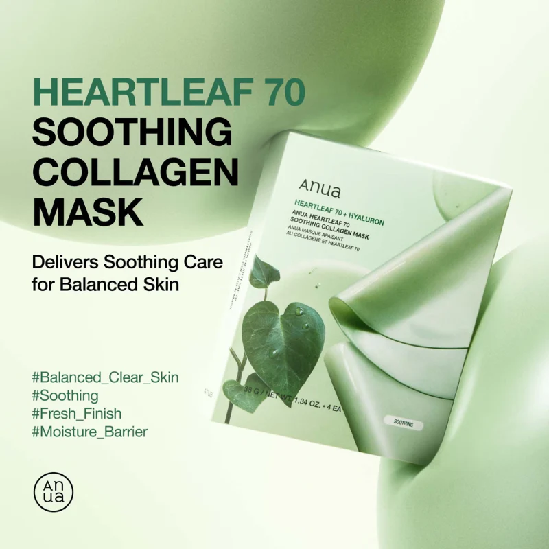Heartleaf 70 Soothing Collagen Mask - Image 4
