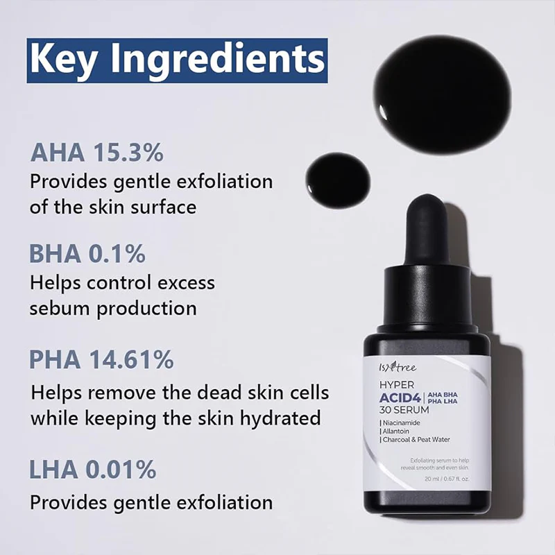 Hyper Acid 4 AHA BHA PHA LHA 30 Serum - Image 5