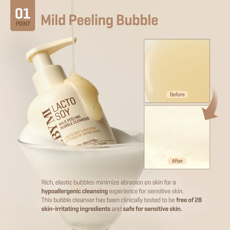 Lacto Soy Mild Peeling Bubble Cleanser - Image 4