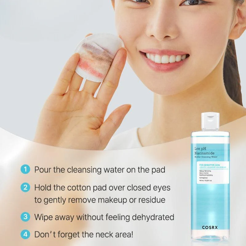 Low pH Niacinamide Micellar Cleansing Water - Image 3