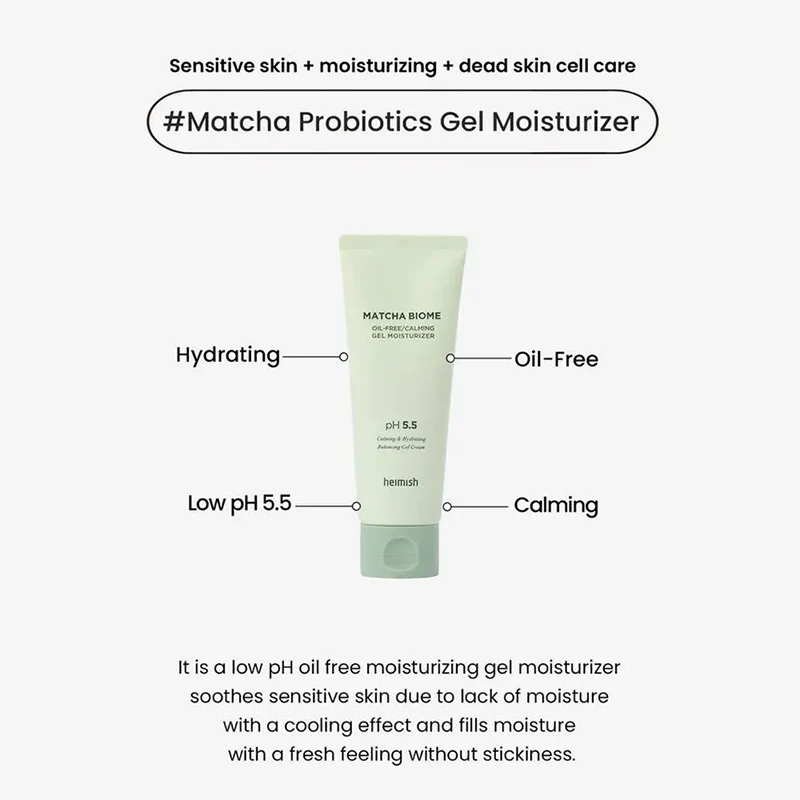 Matcha Biome Oil-Free Calming Gel Moisturizer - Image 4