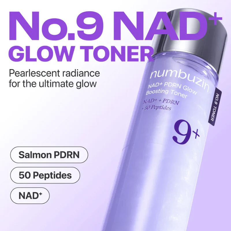 No.9 NAD+ PDRN Glow Boosting Toner - Image 4