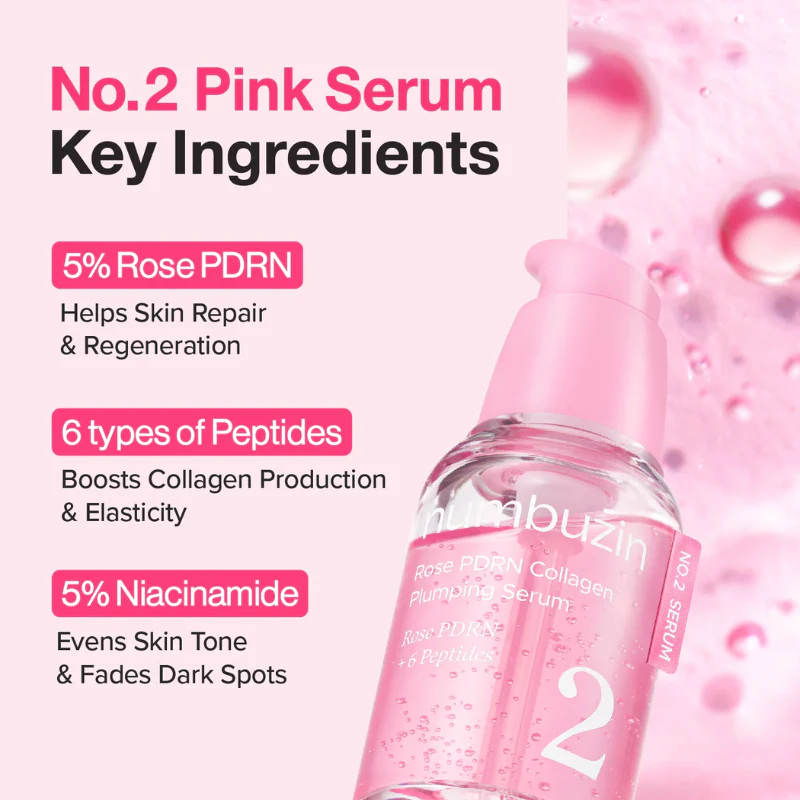 No.2 Rose PDRN Collagen Plumping Serum - Image 5