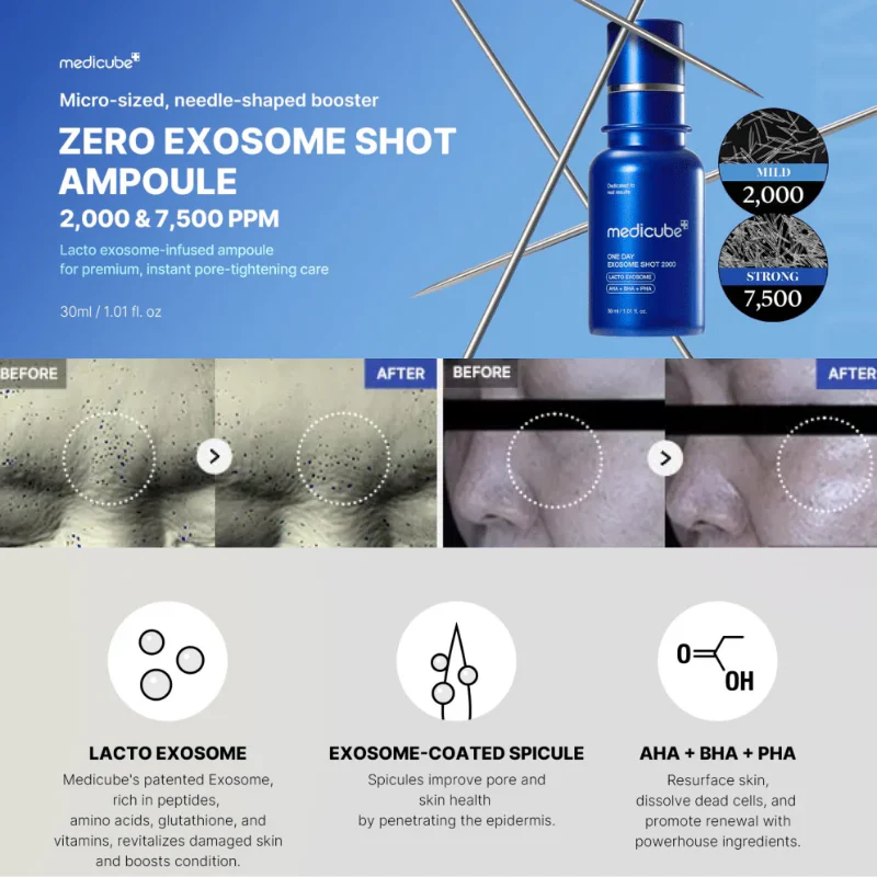 One Day Exosome Shot Pore Ampoule 7500 - Image 4