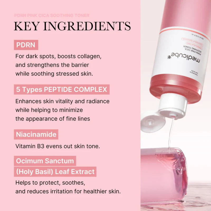 PDRN Pink Cica Soothing Toner - Image 3
