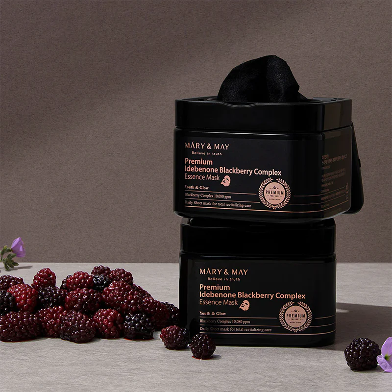 Premium Idebenone Blackberry Complex Essence Mask - Image 3