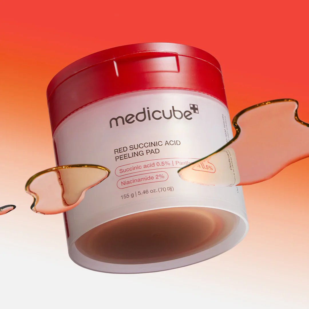 Red Succinic Acid Peeling Pads - Image 5