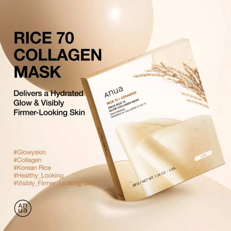 Rice 70 Glow Collagen Mask - Image 5
