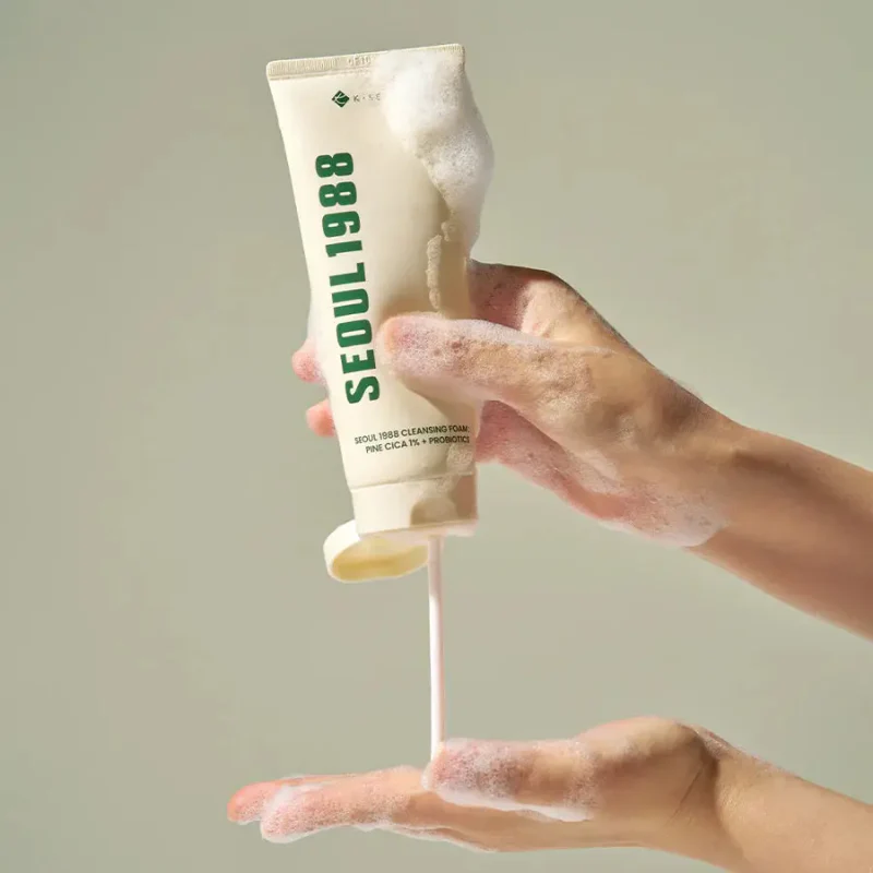 Seoul 1988 Cleansing Foam : Pine Cica 1% + Probiotics - Image 5