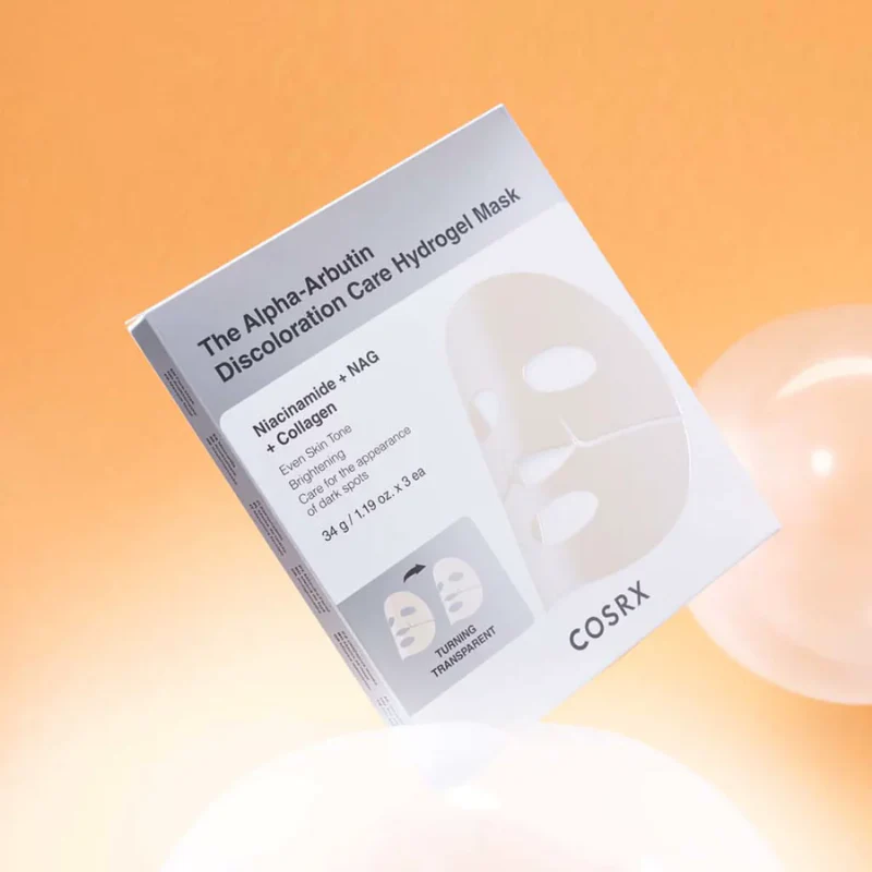 The Alpha-Arbutin Discoloration Care Hydrogel Mask - Image 3