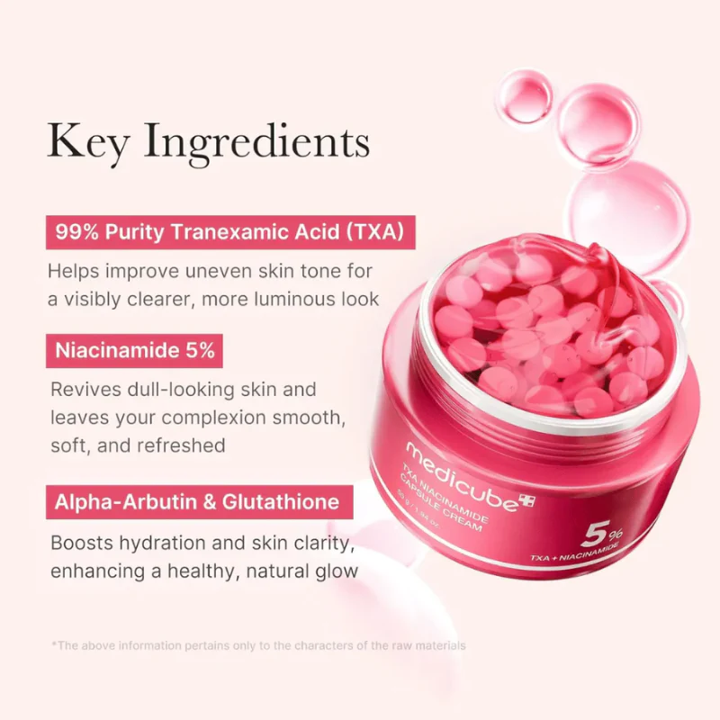 TXA Niacinamide Capsule Cream - Image 3